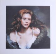 Robert Lenkiewicz print 'Faraday', no.260/395 with embossed signature, signed by Faraday, not