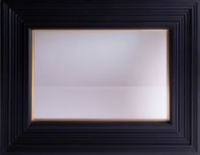 A 'Lenkiewicz' heavy black picture frame.