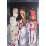 Published by the Lenkiewicz archive, 'Anna with Paper Lanterns' 1996 no. 13/475, with certificate,