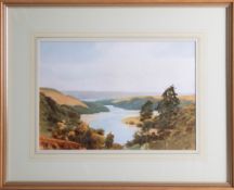 S.Fox watercolour 'Near Calstock, Cornwall', together with P. Powell watercolour 'Cotehele quay,