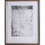 George Dannatt (1915 - 2009) limited signed edition etching no. 2/10, 'Dartmoor, August 1996' signed