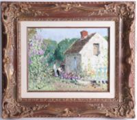 Pierre-Eugene Montezin, (1874-1946), LA MAISON DU VOISIN, signed, titled, and dated in pencil '