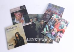 A collection of signed and other Lenkiewicz catalogues and books (5).