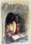 Robert Lenkiewicz, 'The Painter with Jenny. 19/3/89. 8.10 pm', Published in: The Painter with Women,