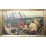 O. Fehrer, after Henry Scott Tuke, R.A, 'Euchre, The Dog Watch', signed and inscribed 'H.S.Tuke',