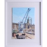 Simon Young (Deputy Lord Lieutenant of Devon), 'View of Royal William Yard', signed 36cm x 26cm,