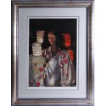 Robert Lenkiewicz 'Anna with Paper Lanterns' signed limited edition print 451/500 with