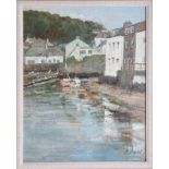 C. Neal, Cornish school, oil on canvas signed, 'Polperro' framed, 50 x 40cm.