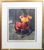 Robert Lenkiewicz 'Esther, rear view, St Antony theme, Project 18', signed limited edition print,