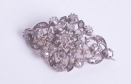 A Georgian diamond set brooch.