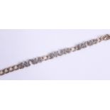 A 9ct gold 'Mum' bracelet, 11.60g.