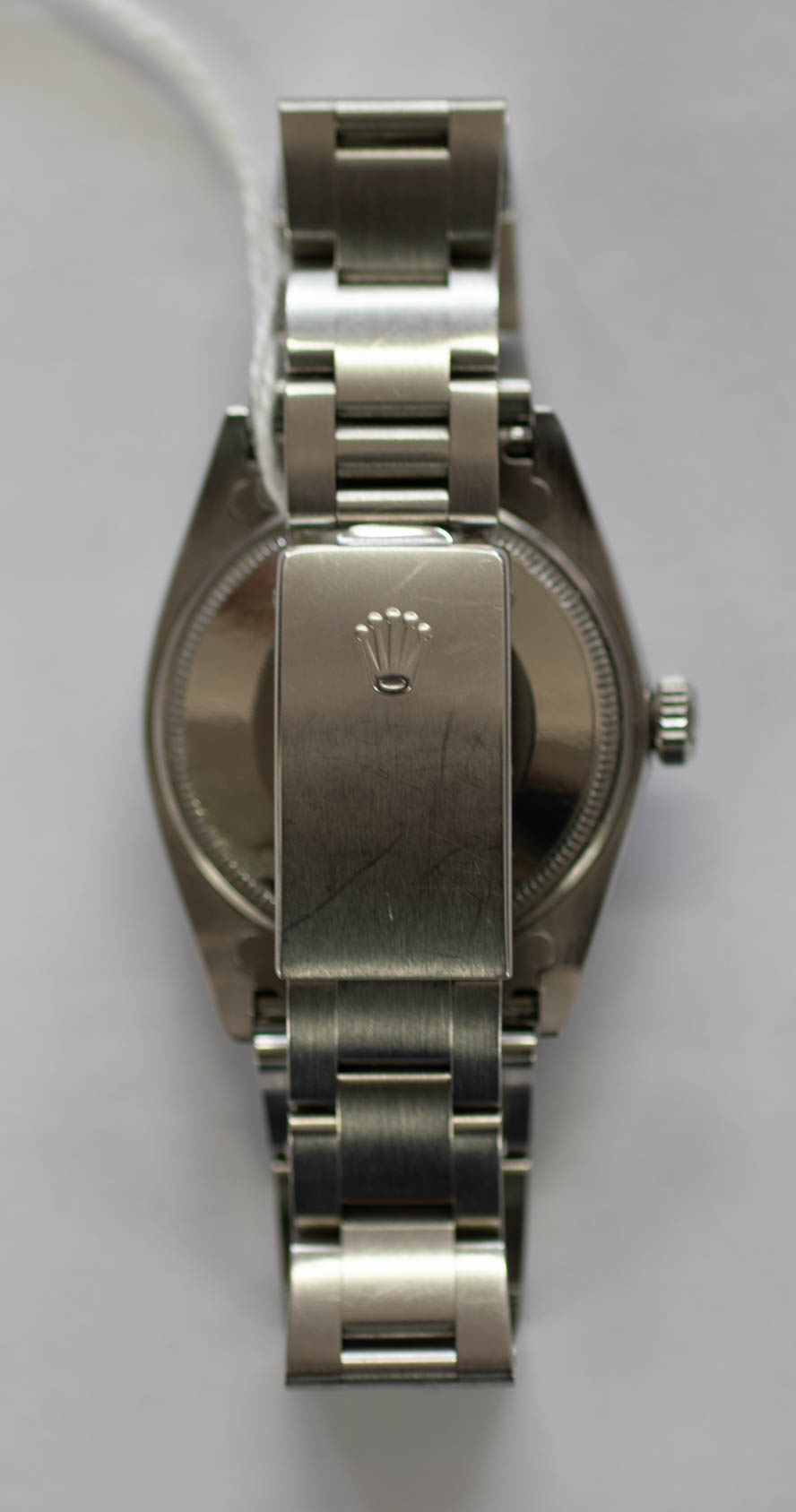 Rolex, a gents stainless steel Oyster Perpetual Date wristwatch, with silver baton dial, marked ' - Image 5 of 5