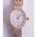 Sovereign, a ladies 9ct gold wristwatch with guarantee dated 1999, boxed.