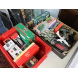 A collection of various diecast models including Corgi London Transport 50th anniversary set, EFE