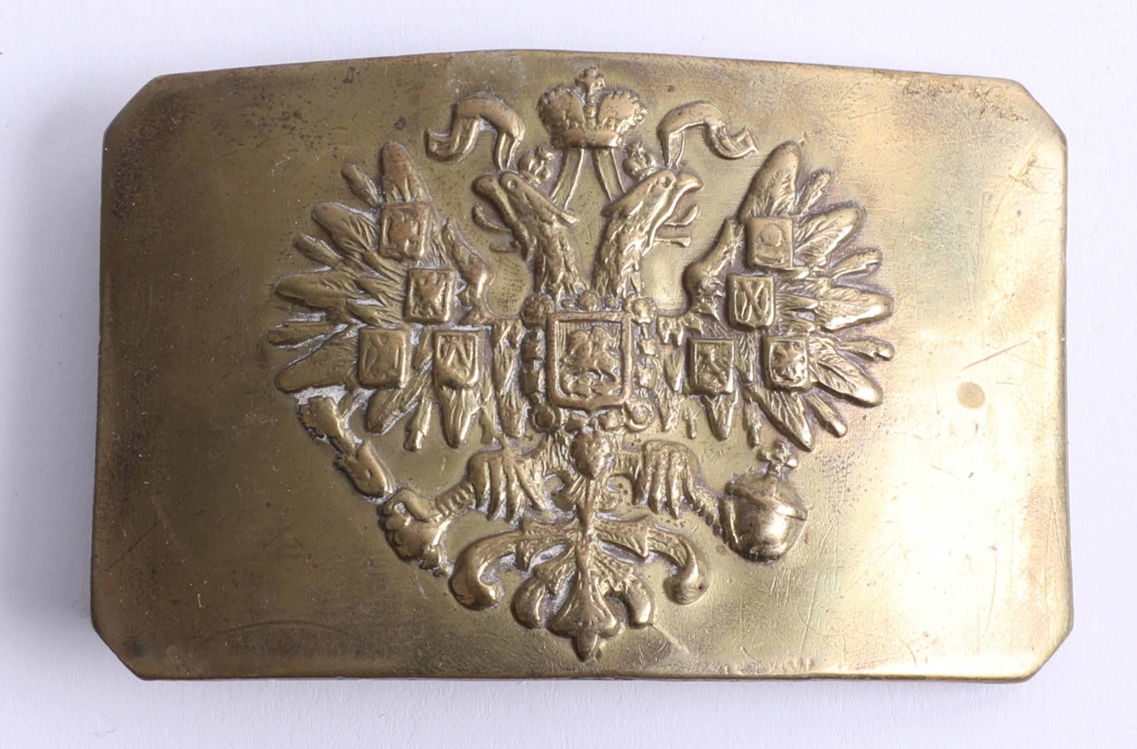 Eight military belt buckles including Russian and French. Part of the Late Reverend Geoffrey - Image 4 of 5