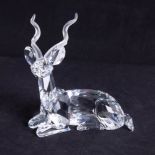 Swarovski crystal Annual edition 1994,' Inspiration Africa', 'The Kudu', in perfect condition, in
