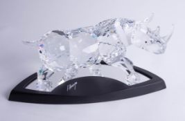 Swarovski crystal, Rhinoceros, limited edition 02067/10000, in original well-kept box and perfect