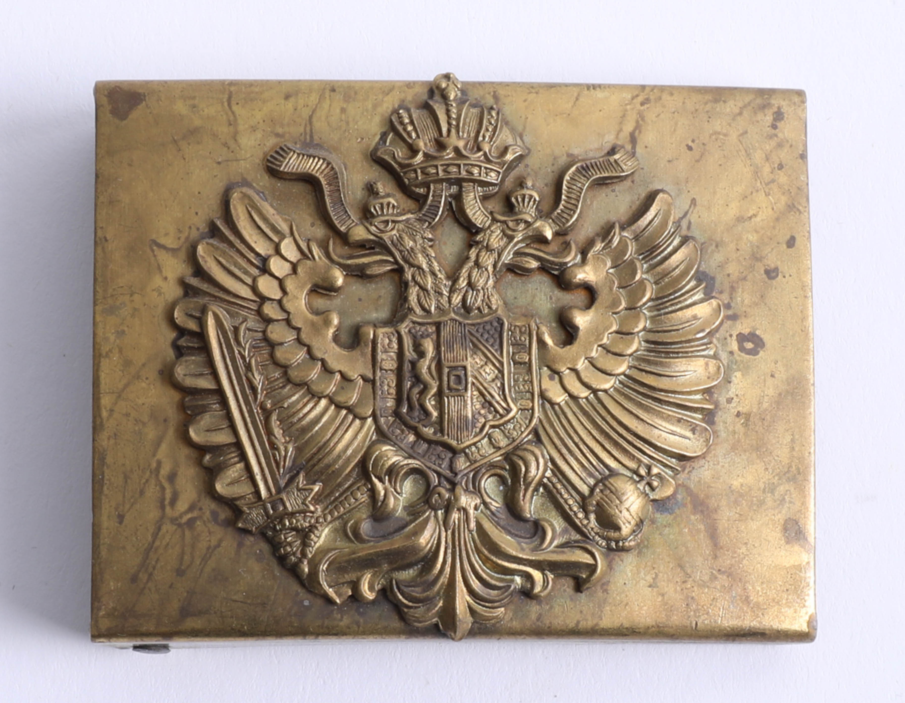 Eight military belt buckles including Russian and French. Part of the Late Reverend Geoffrey - Image 2 of 5