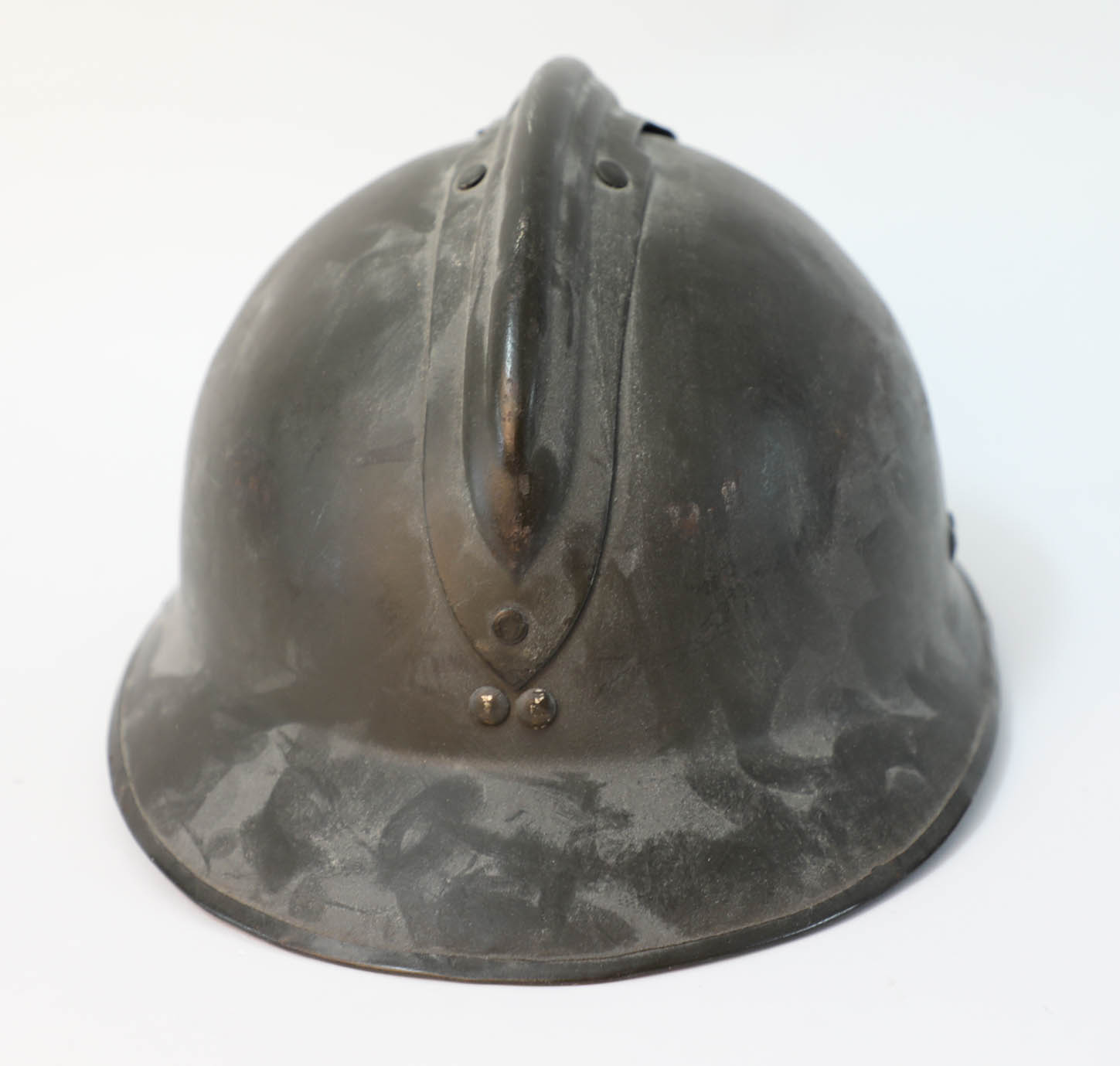 A French fireman's helmet, the crest marked Sapeurs Pompiers D'aulnoye and another helmet, marked - Image 11 of 15