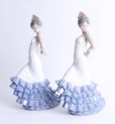 Nao, pair of Spanish dancers, height 24cm.