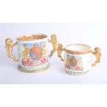 Paragon, a Geo VI Coronation loving cup, limited edition, no. 191/750, 1937, height 12cm and another