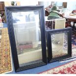 Two 'Lenkiewicz' type picture frames reveal size 109cm x 50cm and 56cm x 44cm (2).