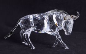 Swarovski crystal, Gnu, in perfect condition, in original well-kept box.