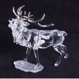 Swarovski crystal, Stag, in perfect condition, in original well-kept box.