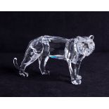 Swarovski crystal, Tiger, in perfect condition, in original well-kept box.