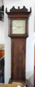 A 19th Century longcase clock, J.Hodge Stonehouse, thirty hour movement.