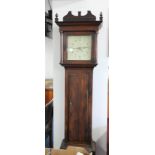 A 19th Century longcase clock, J.Hodge Stonehouse, thirty hour movement.