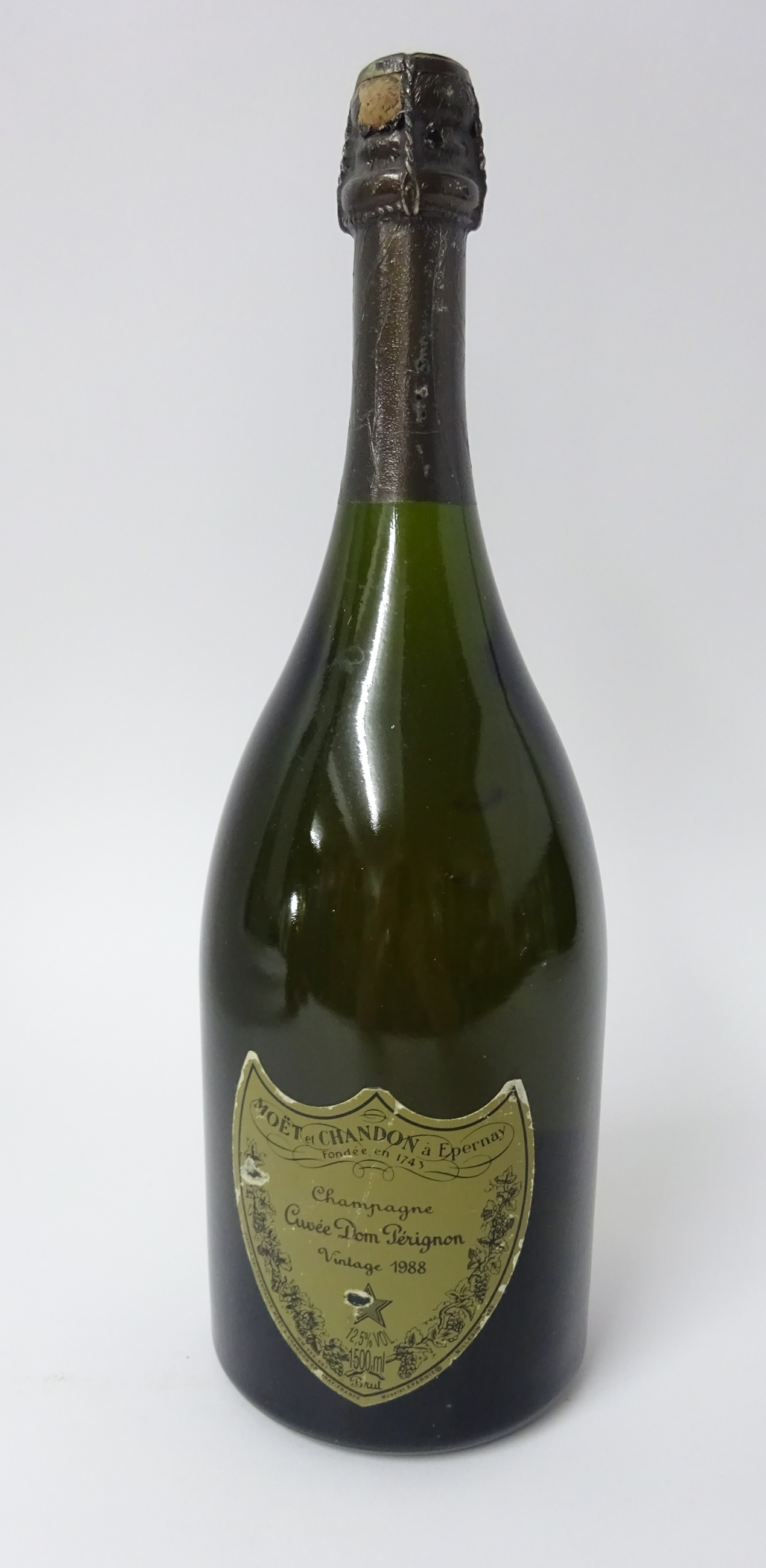 Moet and Chandon, a magnum bottle of Champagne, vintage 1988.