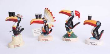 Royal Doulton Guinness Toucans each from a limited edition of 2000 including Seaside Toucan height