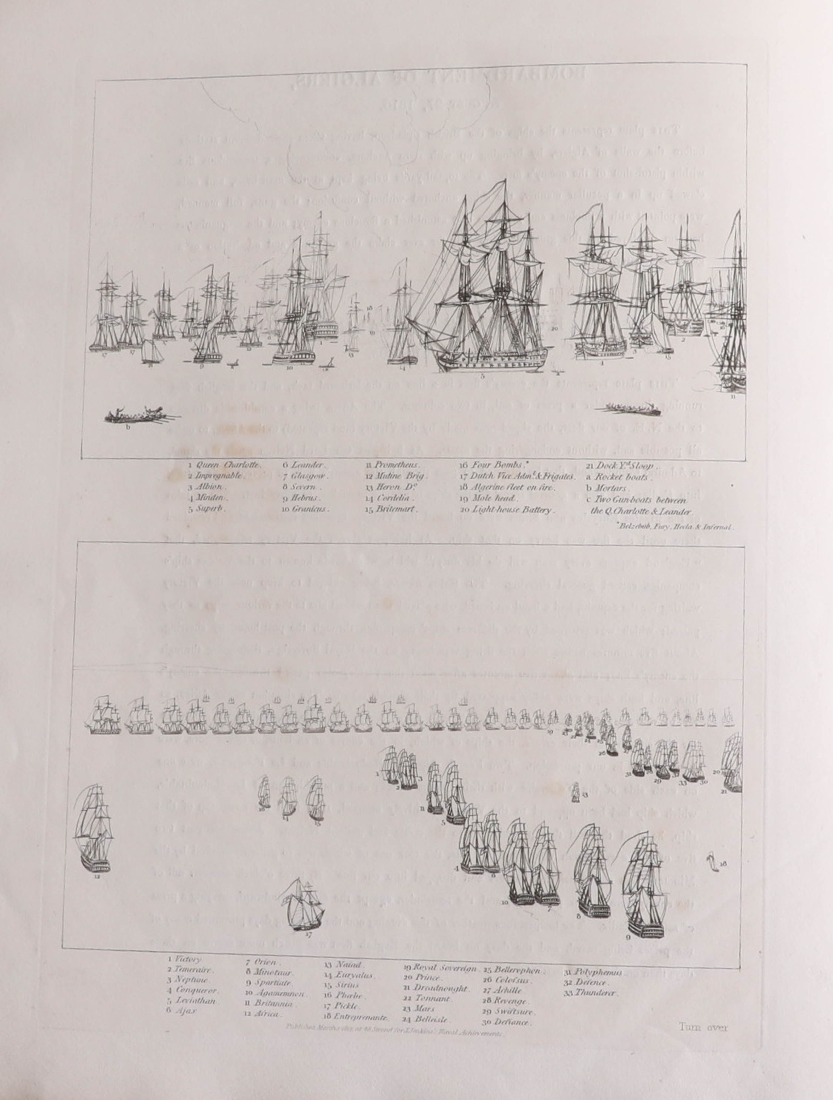 Jenkins (James) 'The Naval achievements of Great Britain from the Year 1793-1817. London' size - Image 16 of 16
