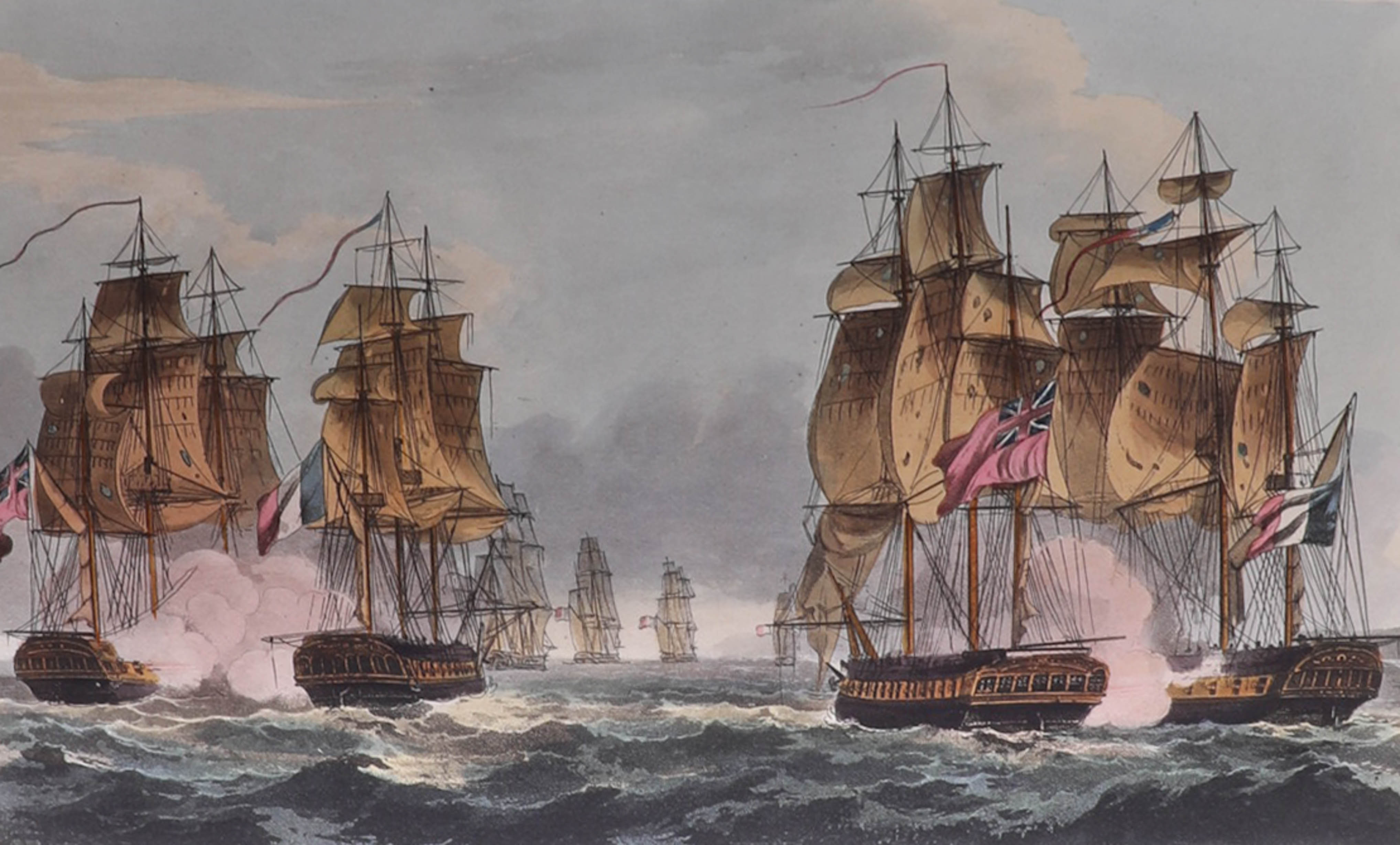 Jenkins (James) 'The Naval achievements of Great Britain from the Year 1793-1817. London' size - Image 8 of 16