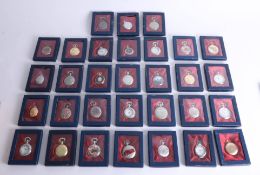 Collection of approx. thirty one collectors pocket watches.