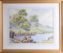 James Grieg signed watercolour of 'Loch Awe' and another watercolour (2).