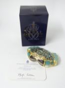 Royal Crown Derby, 'Cromer Crab', with certificate and boxed.