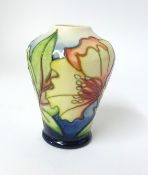 Pair of Moorcroft small vases, 2005, 11cm height.