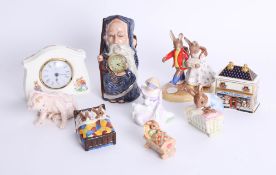 Small collectables including Royal Doulton Bunnykins 2013 group, other Bunnykins, Royal Doulton '