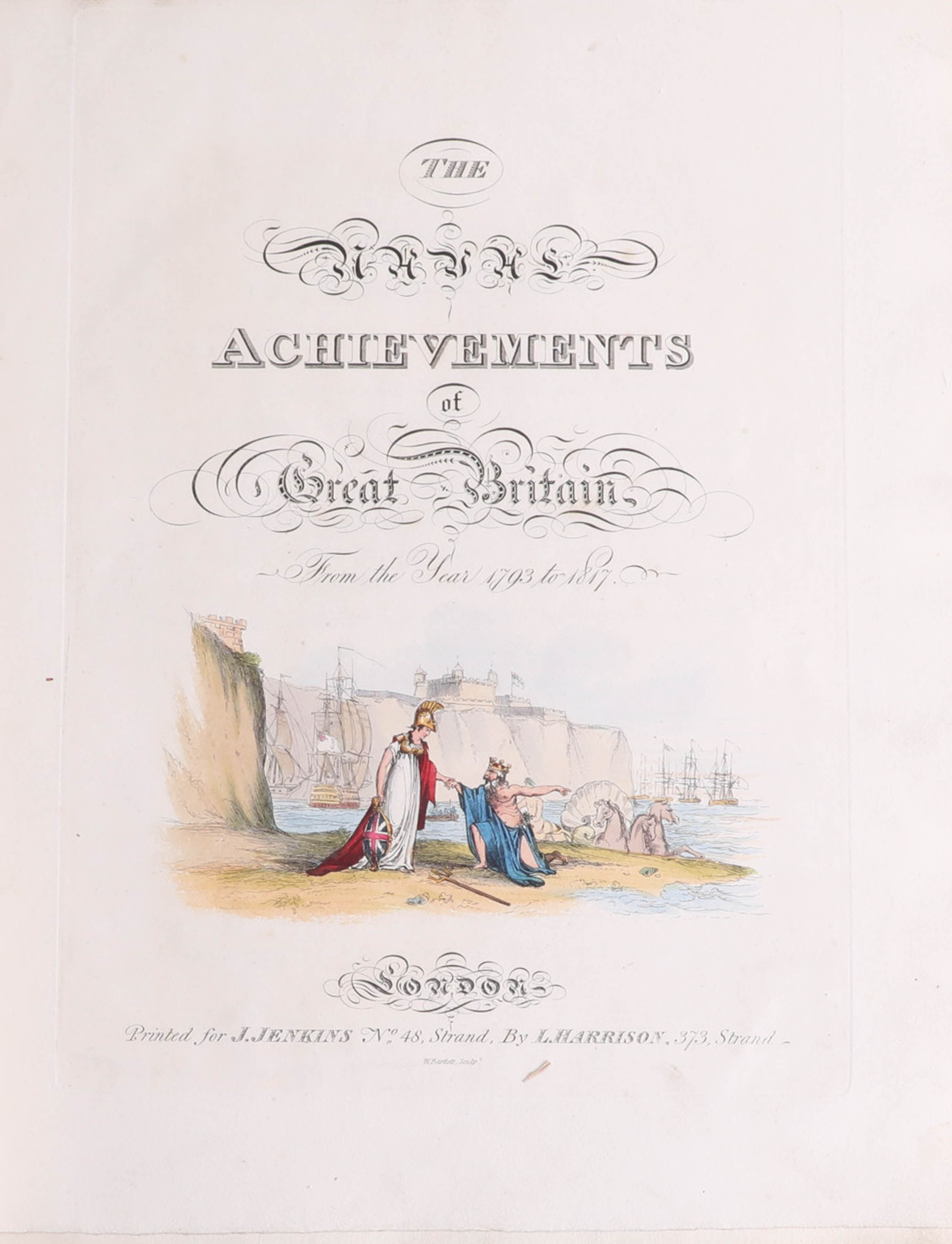 Jenkins (James) 'The Naval achievements of Great Britain from the Year 1793-1817. London' size - Image 5 of 16