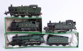 Four Great Western OO Gauge locomotives.