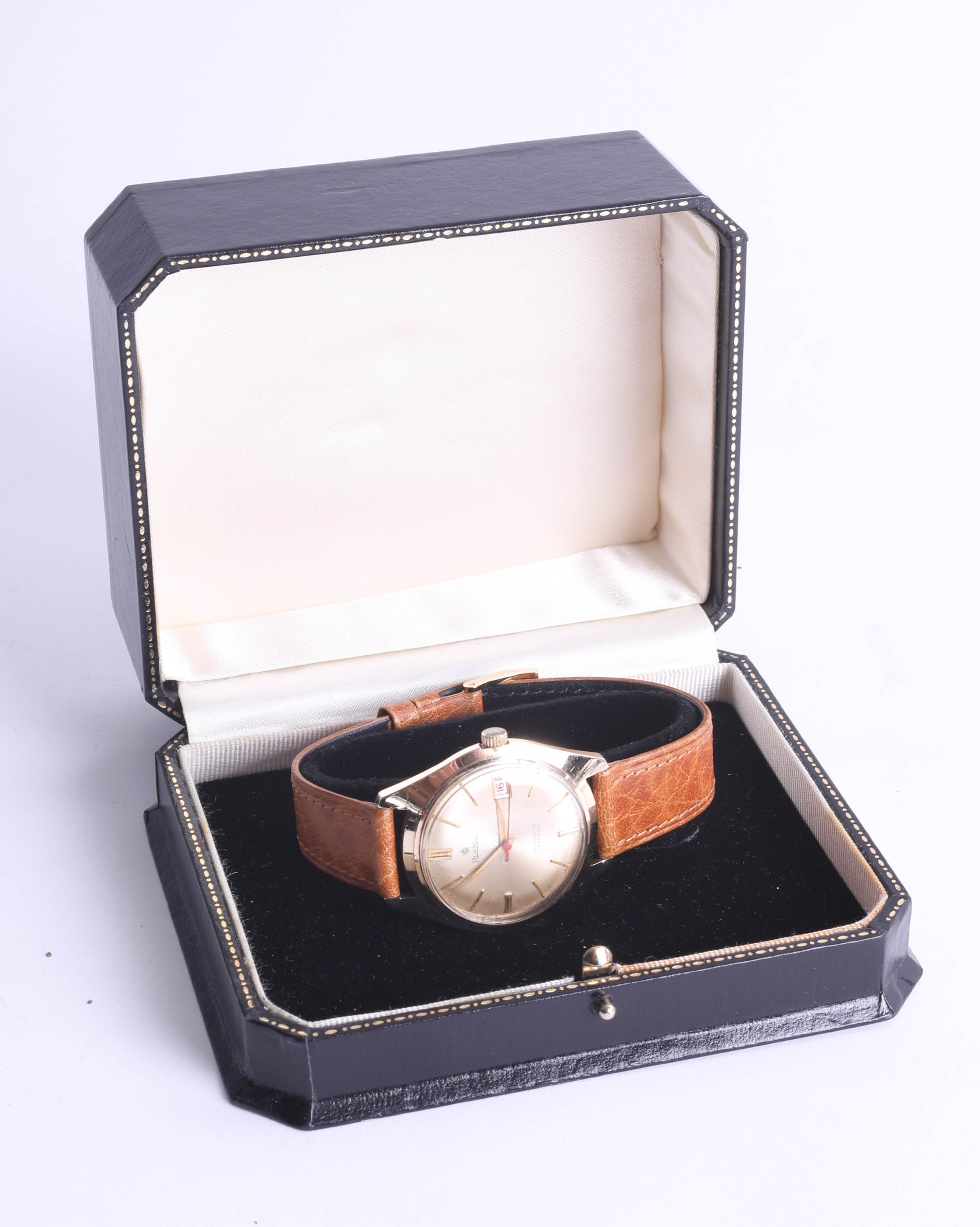 Roidor, a 1960's 9ct gold gents, automatic wristwatch, 25 jewel. - Image 2 of 2
