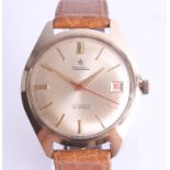 Roidor, a 1960's 9ct gold gents, automatic wristwatch, 25 jewel.