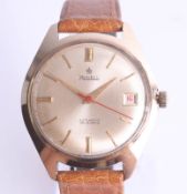 Roidor, a 1960's 9ct gold gents, automatic wristwatch, 25 jewel.