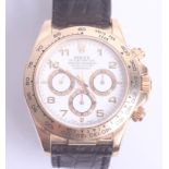 Rolex, a gents 18k gold automatic Oyster Perpetual Cosmograph Daytona wristwatch, circa 1998, the