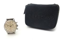 Breitling, a stainless steel 'Top Time' chronograph, the back plate signed Breitling, stamped '2002'