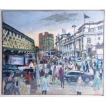 Nicholas Borden, oil on canvas 'Waterloo, London' 50cm x 60cm signed to verso Exhibited 2003