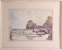 Lewis Mortimer, early 20th century, two signed seascapes, Arthur White (early 20th century)