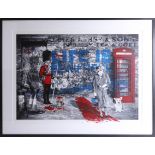 Mr Brainwash, signed edition print, Jubilee, London 'Life is Beautiful', No. 51/150, 56cm x 76cm,